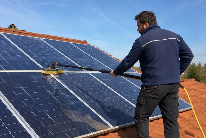 Nettoyage et entretien de panneaux solaires à Baron